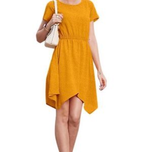 Women's New Stylish Stitched Western Dress - GRE
