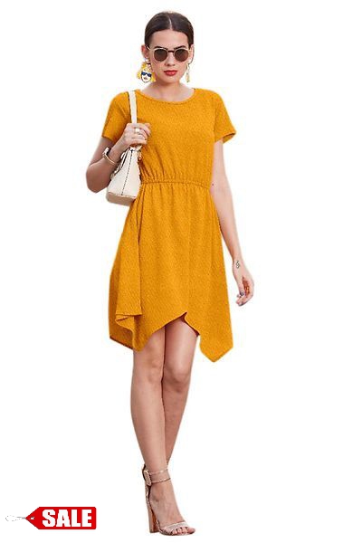 img_1562510390 Women's New Stylish Stitched Western Dress - GRE