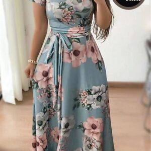 Digital Printed Crepe Dresses For Women's - GRE