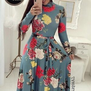 Digital Printed Crepe Dresses For Women's - GRE