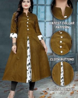 Khadi Cotton Kurti for Women's - GRE