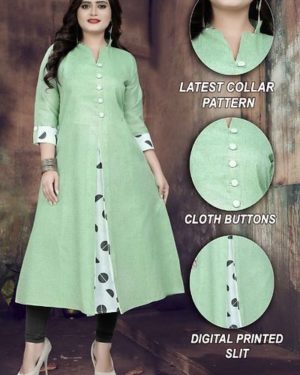 Khadi Cotton Kurti for Women's - GRE