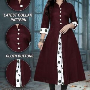 Khadi Cotton Kurti for Women's - GRE