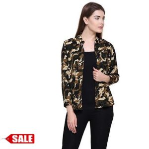 Army Print Shirt For Women - GRE