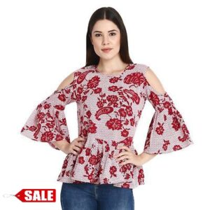 Crepe Tops for Women's - GRE