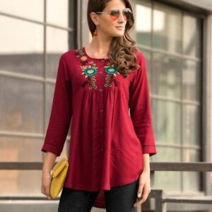 Heavy Rayon Embroidered Tunics - GRE