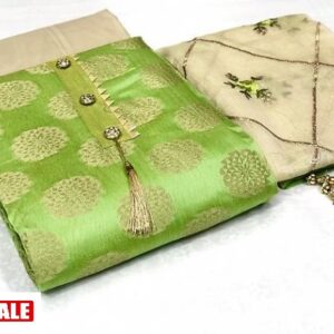 Elegant Banarasi Jacquard Women’s Dress Material – GRE