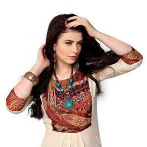 Stylish Rayon Printed Kurti With Palazzo Set – GRE
