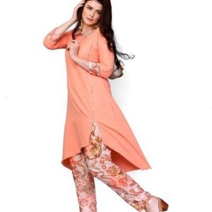 Stylish Rayon Printed Kurti With Palazzo Set – GRE