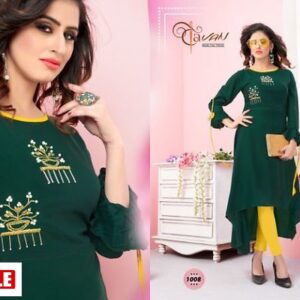 Designer Heavy Rayon Embroidery Kurta - GRE