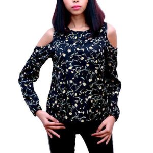 Multicoloured Polyester Regular Length Top - GRE