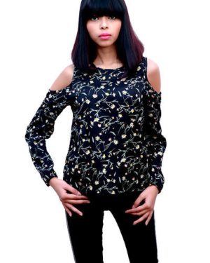 Multicoloured Polyester Regular Length Top - GRE