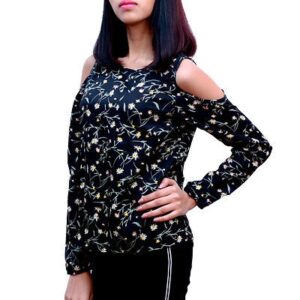 Multicoloured Polyester Regular Length Top – GRE