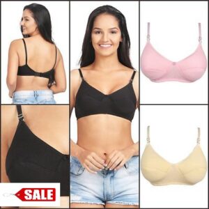 Vanila Women Bobby Foam Padded Cotton Bra-B-P-S - GRE