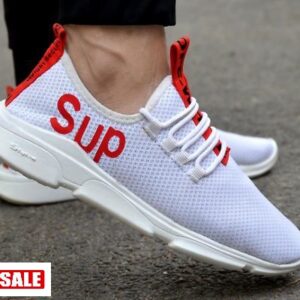 Ultra Lite White Casual Sports Sneakers - GRE