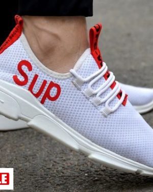 Ultra Lite White Casual Sports Sneakers - GRE