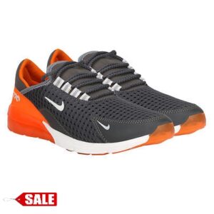 Men's Grey Mesh Sports Shoes - GRE