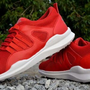 Men's Red Mesh Comfortable Sports Shoes - GRE
