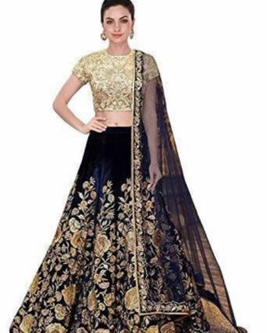 Embroidered Lehenga Cholis-GRE
