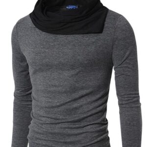 Code Cotton Solid Cowl Neck T-Shirt - sozo