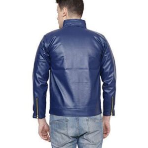 Rexine Leather Solid Mens Jacket  – sozo