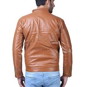 Rexine Leather Solid Mens Jacket  – sozo