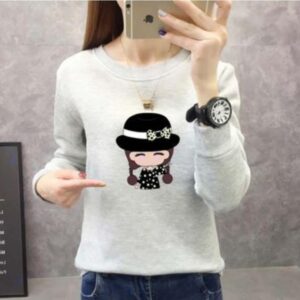 Imported Trendy Polyester Sweatshirt-GRE