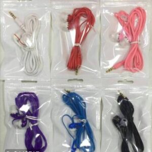 MP3 MUSIC EARPHONE ASSORTED COLOUR - GRE