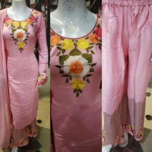 Affordable Rayon Embroidered Calf Length Kurta Set  - sozo