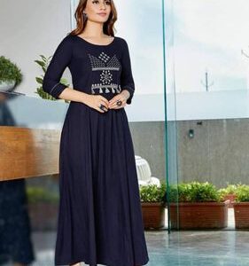 New Design Rayon Slub Mitto Kurta - GRE