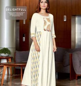 New Design Rayon Slub Mitto Kurta - GRE