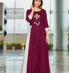 New Design Rayon Slub Mitto Kurta - GRE