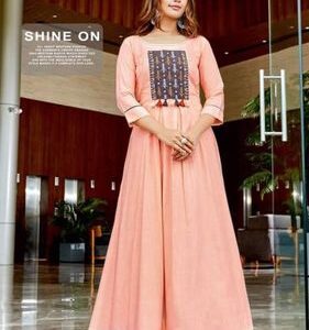 New Design Rayon Slub Mitto Kurta - GRE