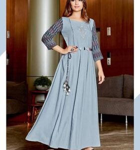 New Design Rayon Slub Mitto Kurta - GRE