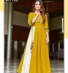 New Design Rayon Slub Mitto Kurta - GRE