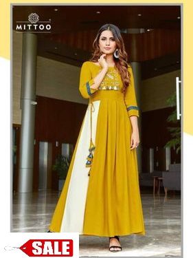 New Design Rayon Slub Mitto Kurta - GRE