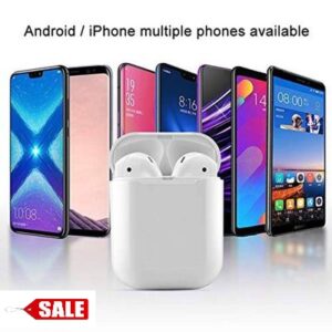 Yuvix Wireless Earbuds I11 TWS TWS-I11S Wireless Bluetooth Earphone With Mic – White – GRE