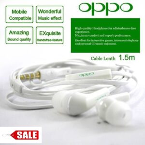 White In-Ear Wired Handfree - GRE