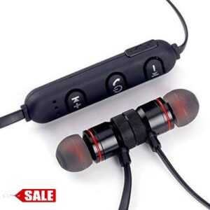 Ultimate impex High Bass Magnet Bluetooth Wireless Sports Earphone Handfree Headphone for All Smartphone - GRE