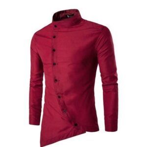 Myhra Trendy Cotton Blend Slim Fit Solid Shirt-EME