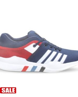 Men'S Blue And  Red  Running Shoes - GRE
