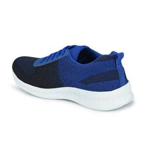 Men's Black Series Knitted Mesh Sports Running Shoes - GRE