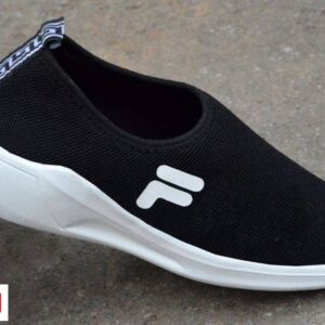 Trendy Black Mesh Running Shoes - GRE
