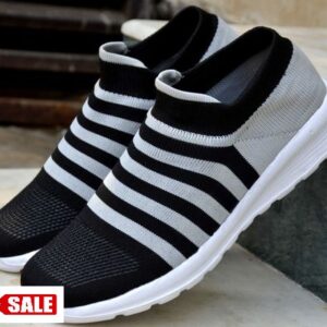 Elegant &  Stylish Multicoloured Lining Slip On Sports Sneaker For Men - GRE
