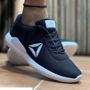 Elegant & Stylish Black Sports Sneaker For Men - GRE