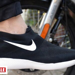 Stylish Black Men's Sports Shoes - GRE