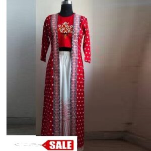 New Launch Designer Set with Crop Top & Palazzo with Shrug – GRE