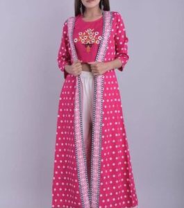 New Launch Designer Set with Crop Top & Palazzo with Shrug - GRE