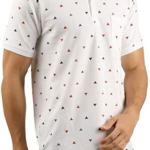 Cotton Printed Polo T-Shirt – sozo