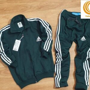 4 Way Lycra Solid With Side Strip Full Sleeves Tracksuit-sozo